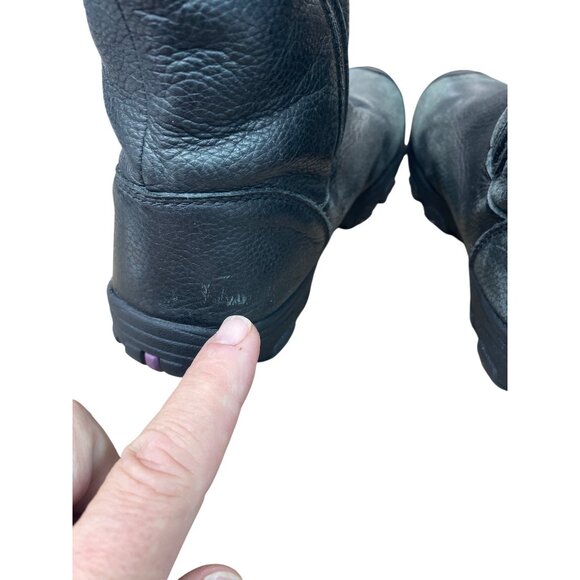 Keen Womans Black Leather Suede Waterproof Winter Boots Sz 4 SKU 9579 - Picture 15 of 16